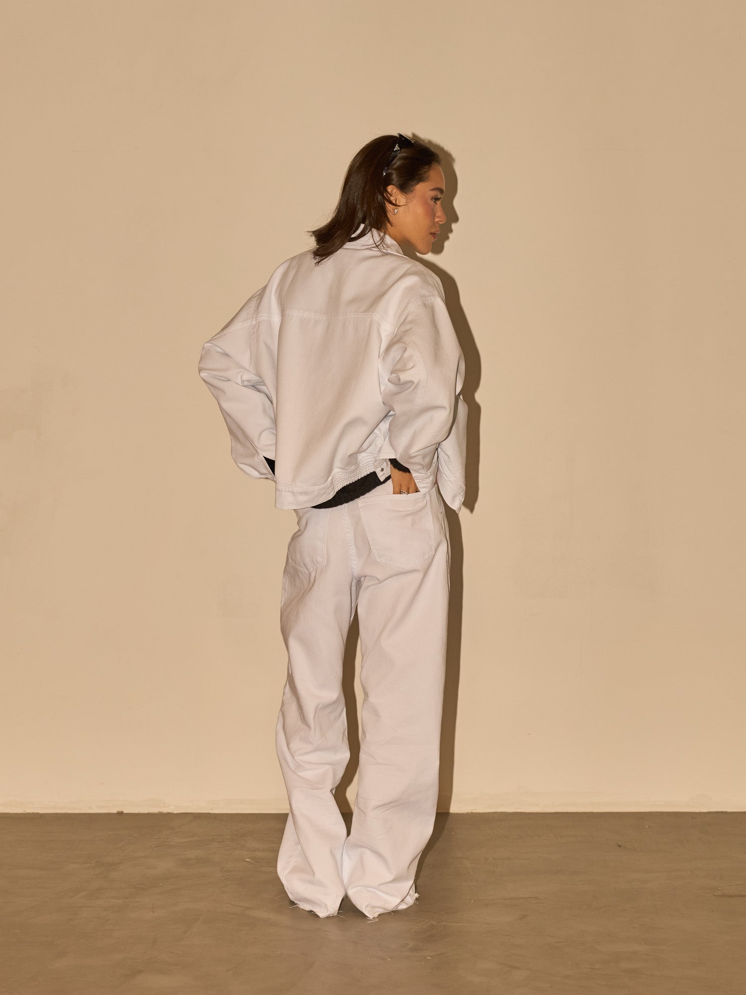 JAQUETA LARA BRANCA  - DENIM