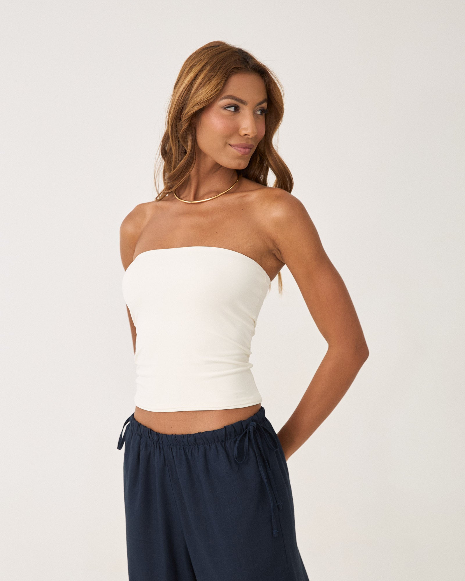 TUBE TOP LARY - POLIAMIDA