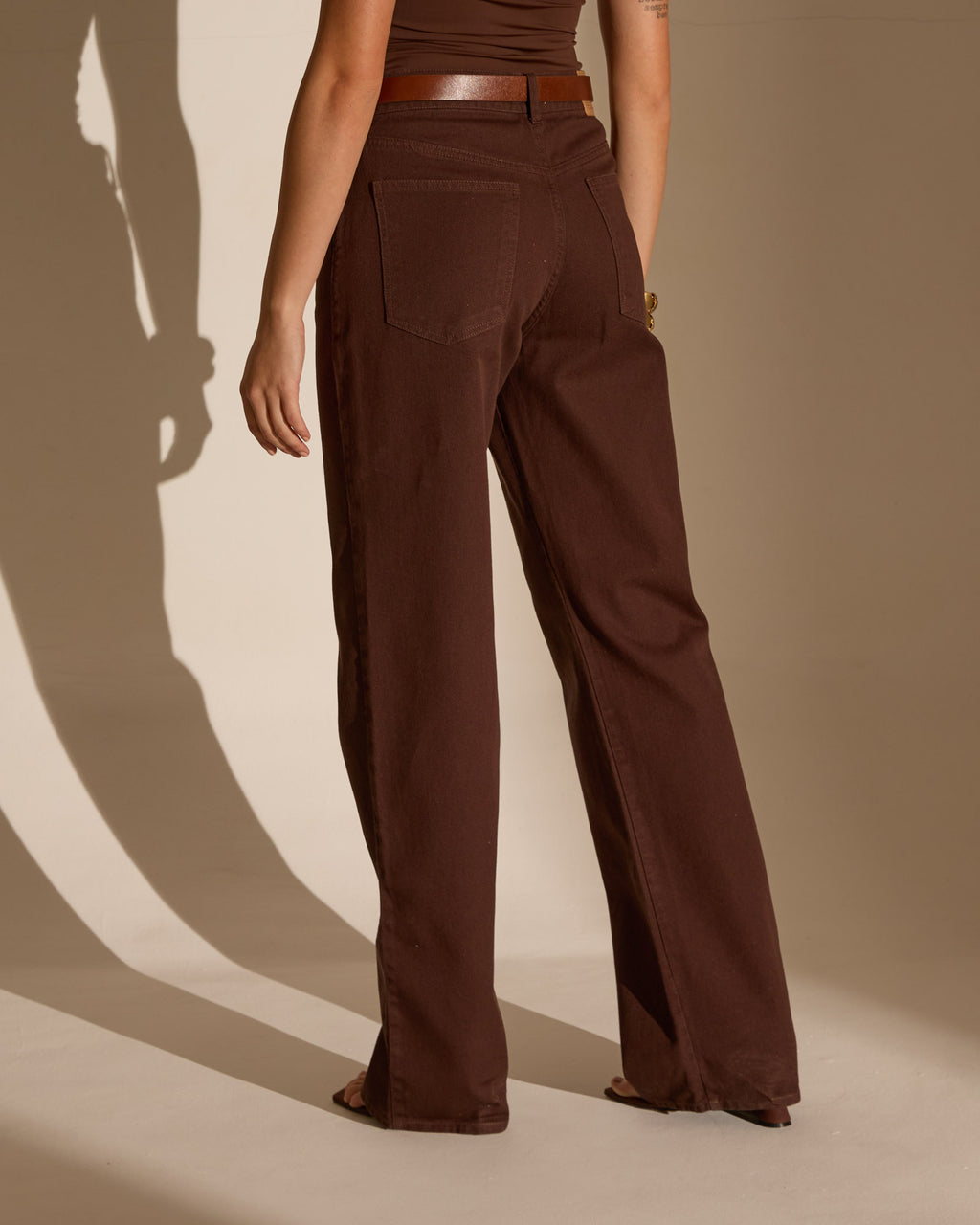 CALÇA HELENA MARROM - DENIM