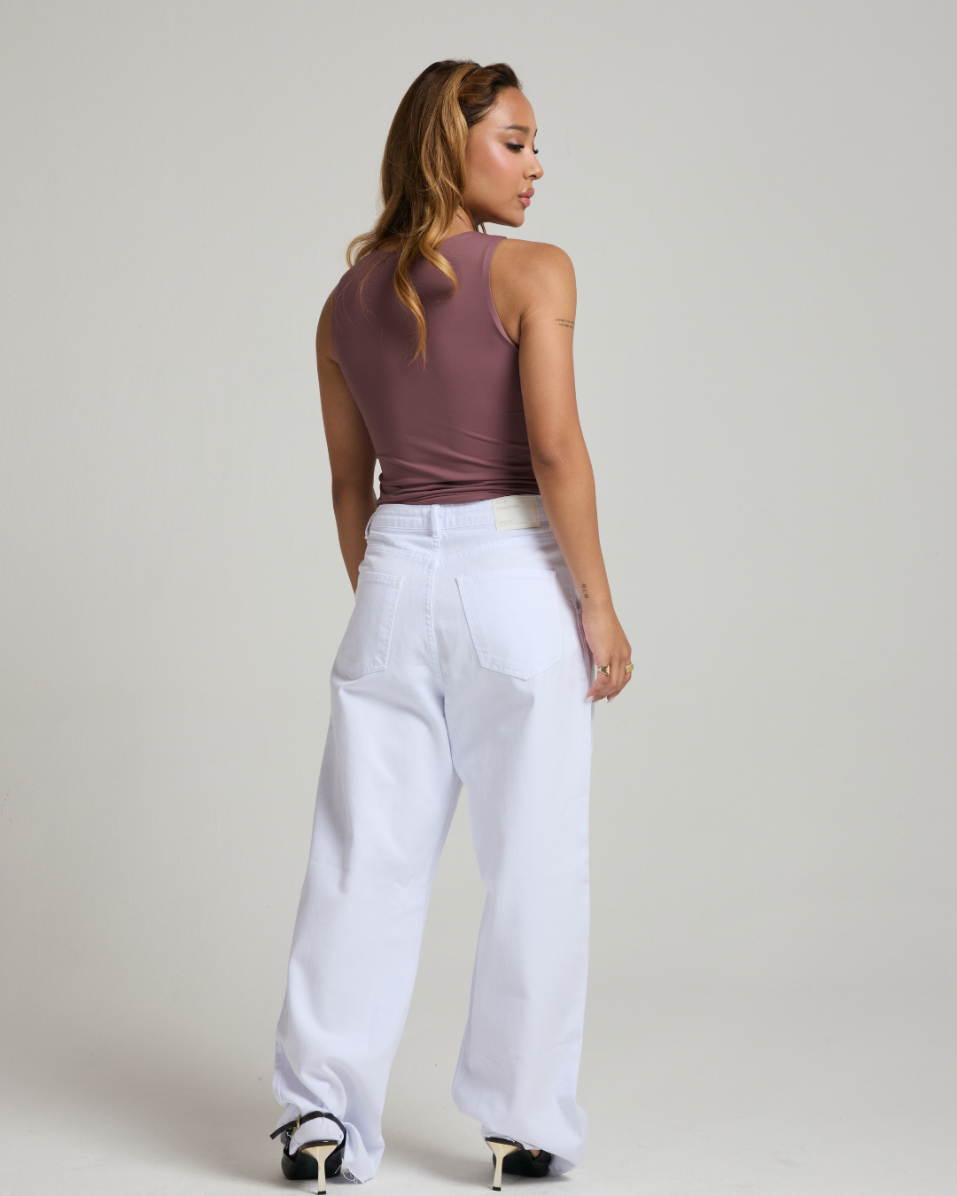 CALÇA CLHOE BRANCA - DENIM