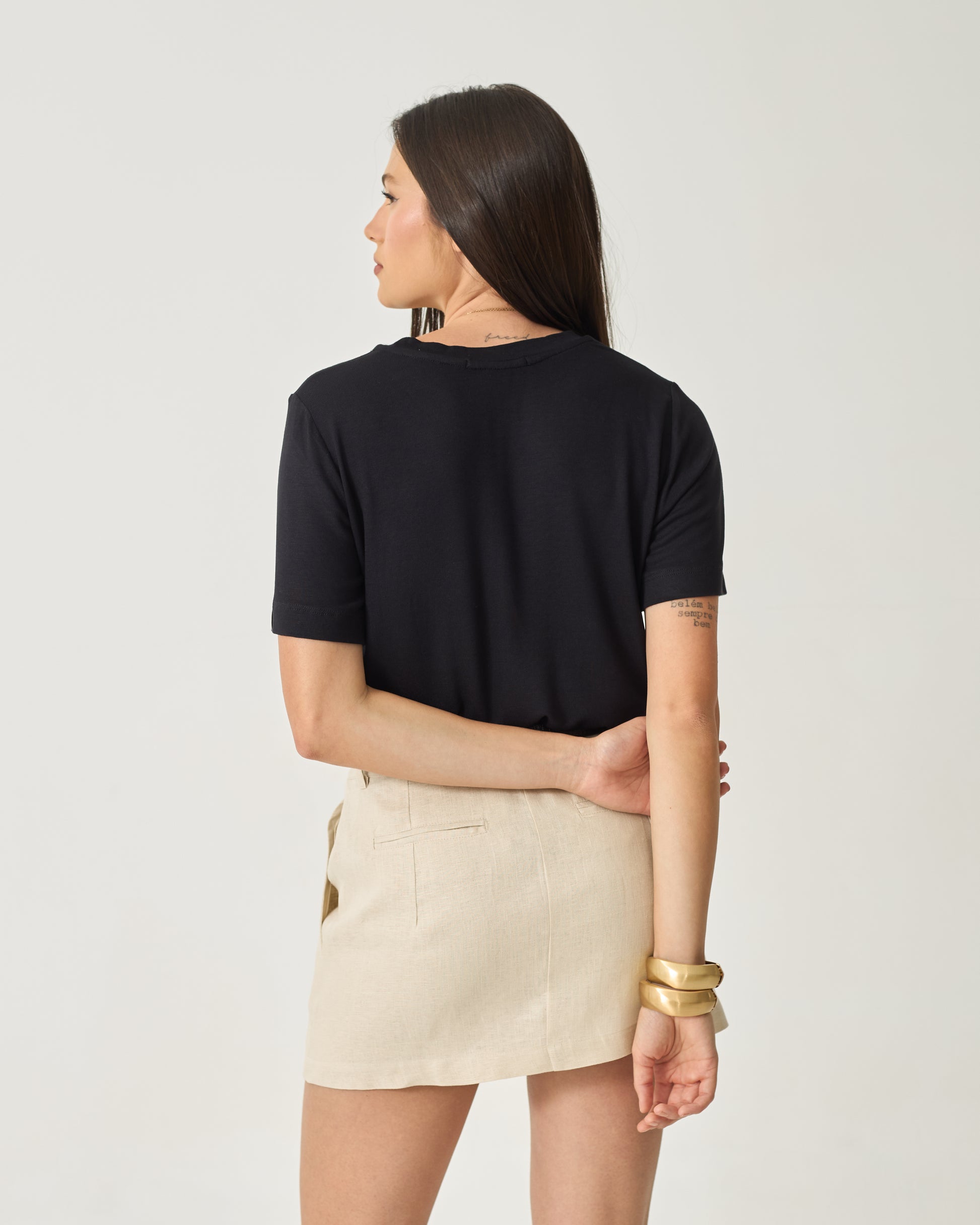 SHORTS SAIA IZZIE - 100% LINHO