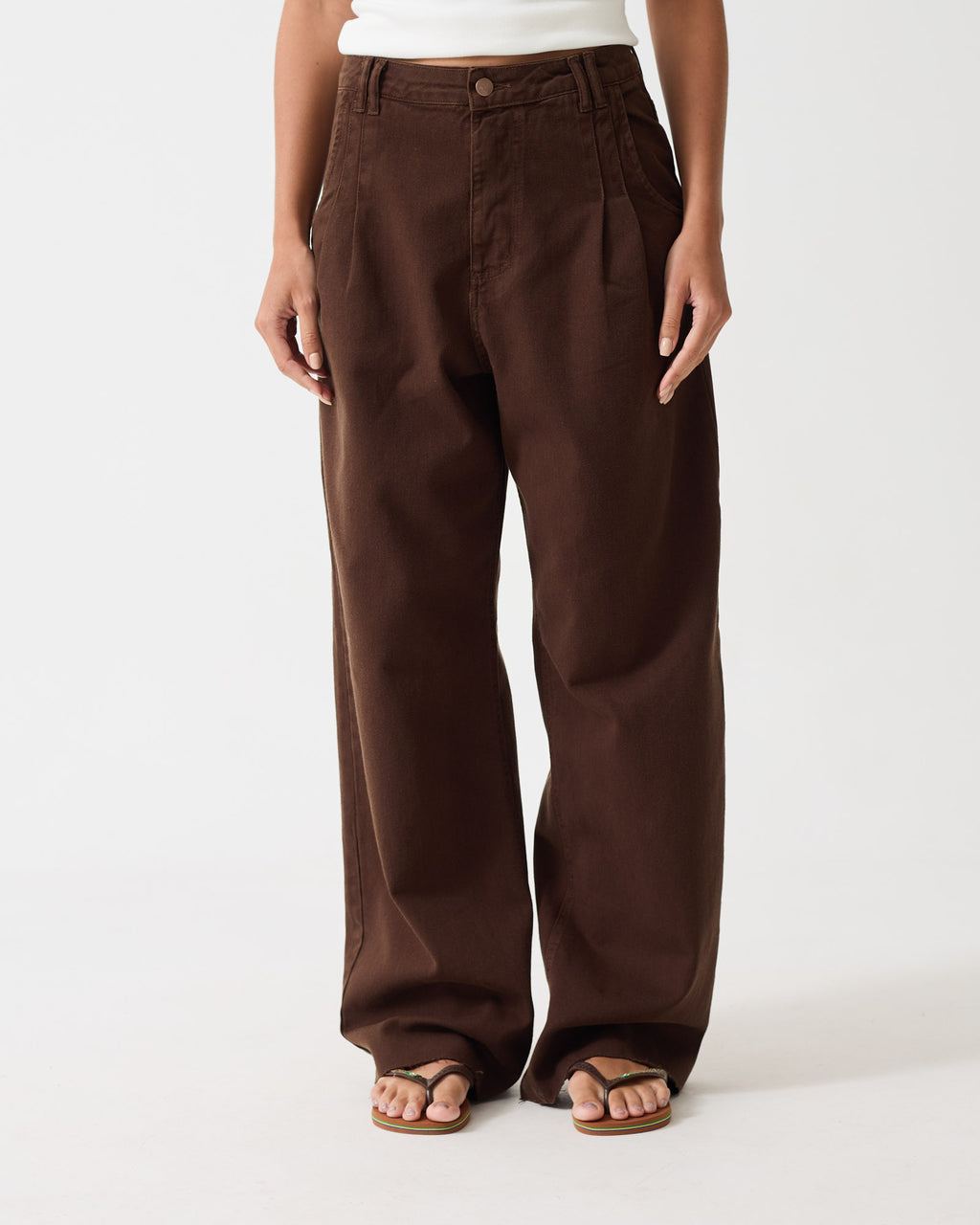 CALÇA CLHOE MARROM - DENIM