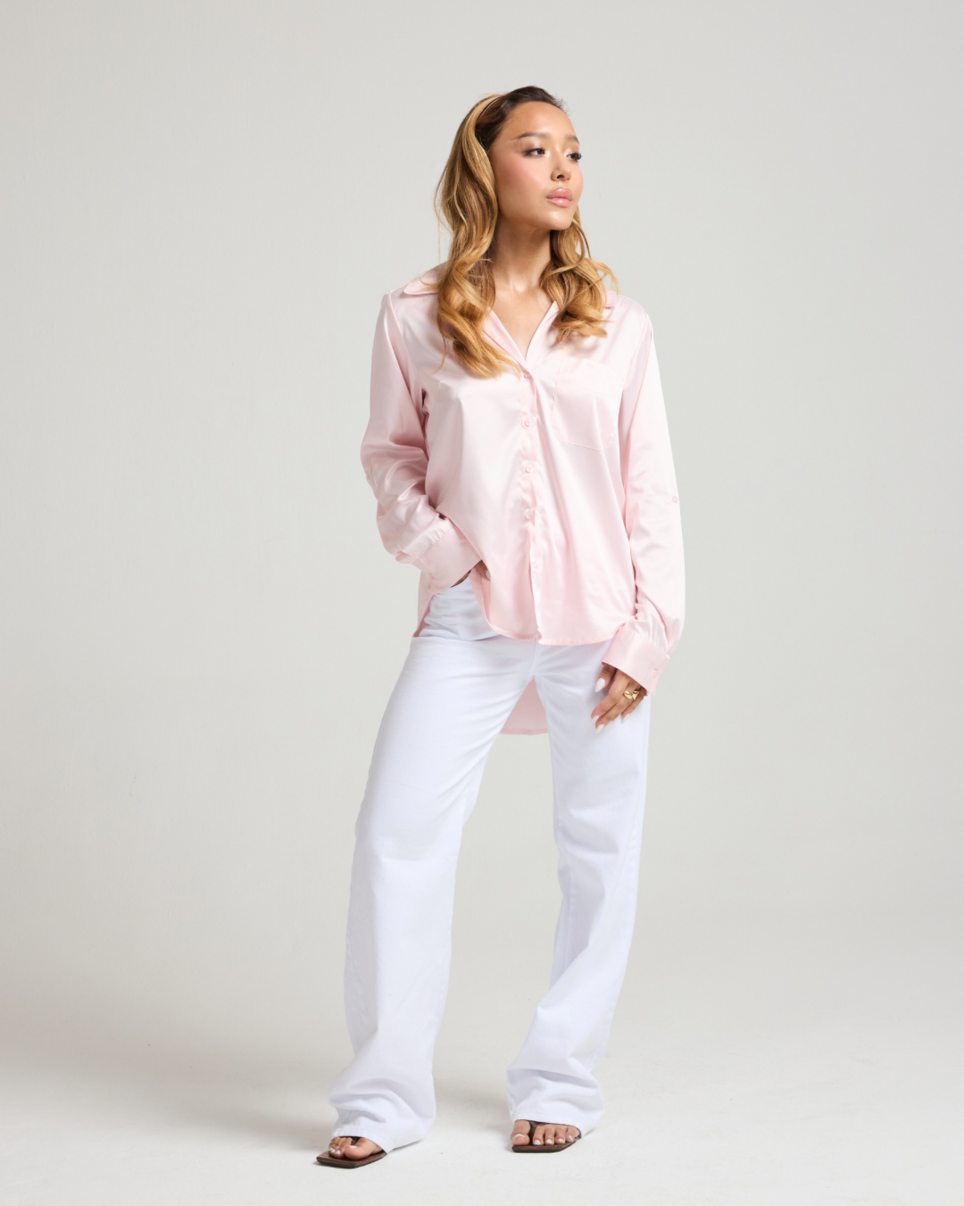 CAMISA MARY - ACETINADA