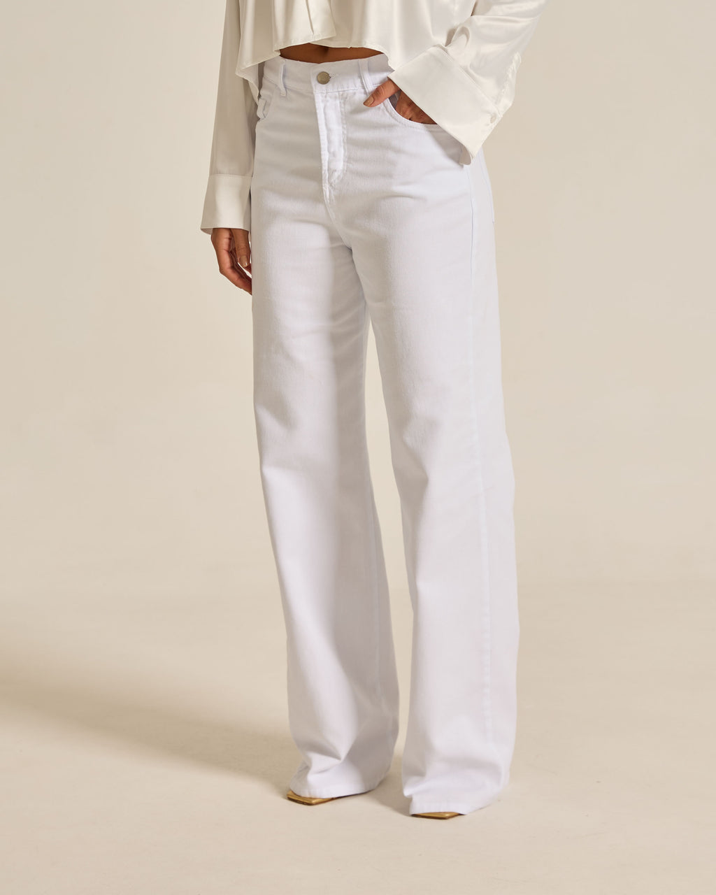 CALÇA LUCI BRANCA - DENIM