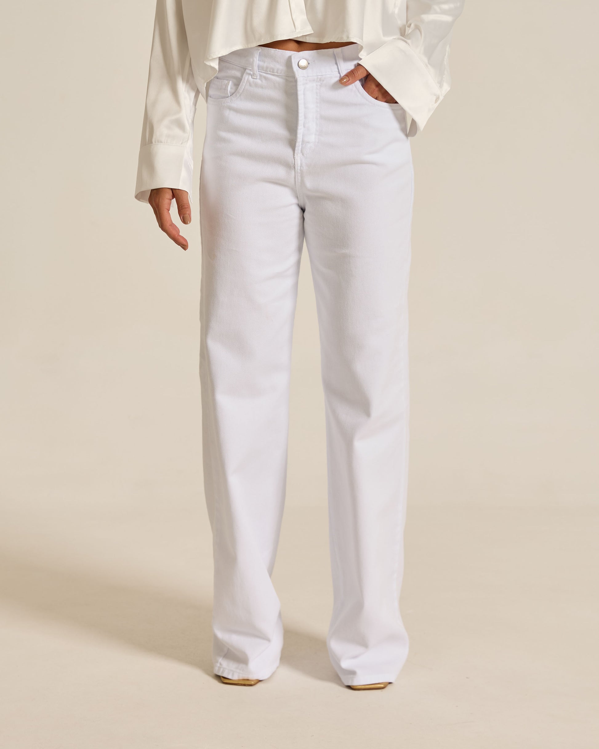 CALÇA LUCI BRANCA - DENIM