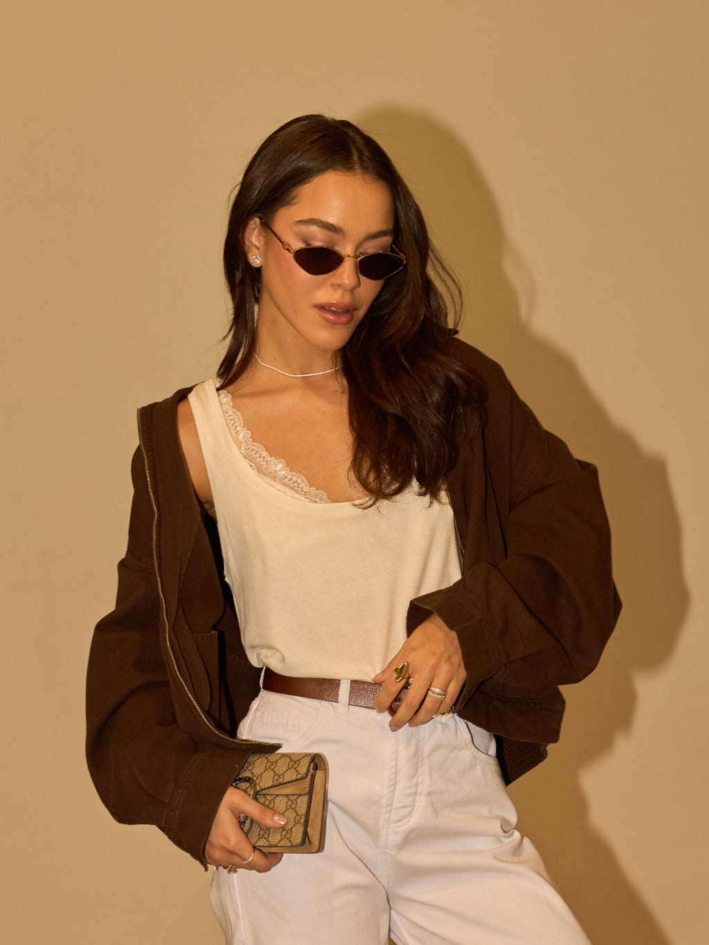 JAQUETA CARRY MARROM - DENIM