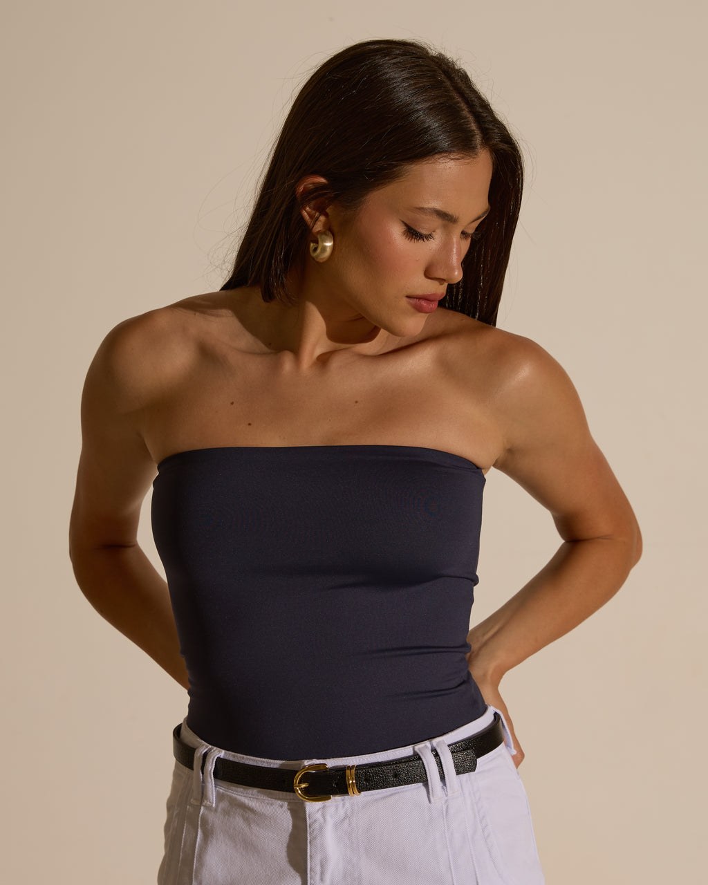 TUBE TOP LARY - POLIAMIDA