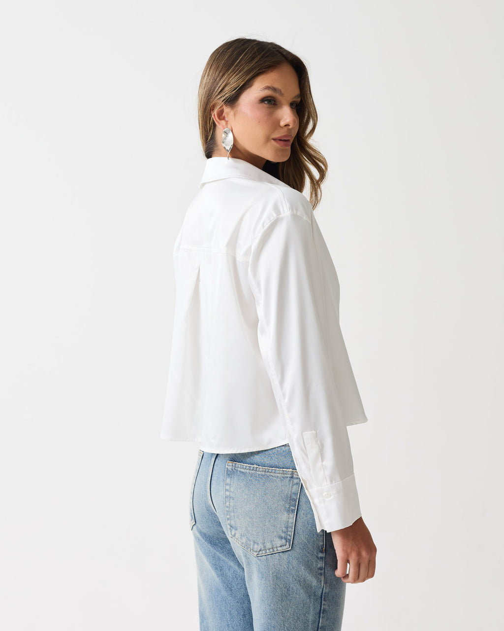 CAMISA JADE - ACETINADA