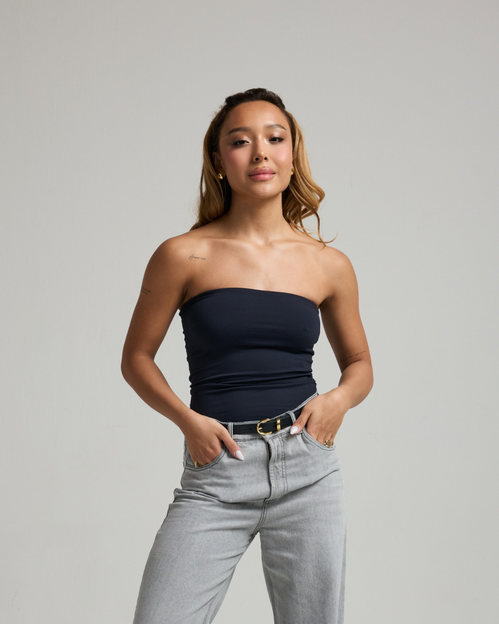 TUBE TOP LARY - POLIAMIDA