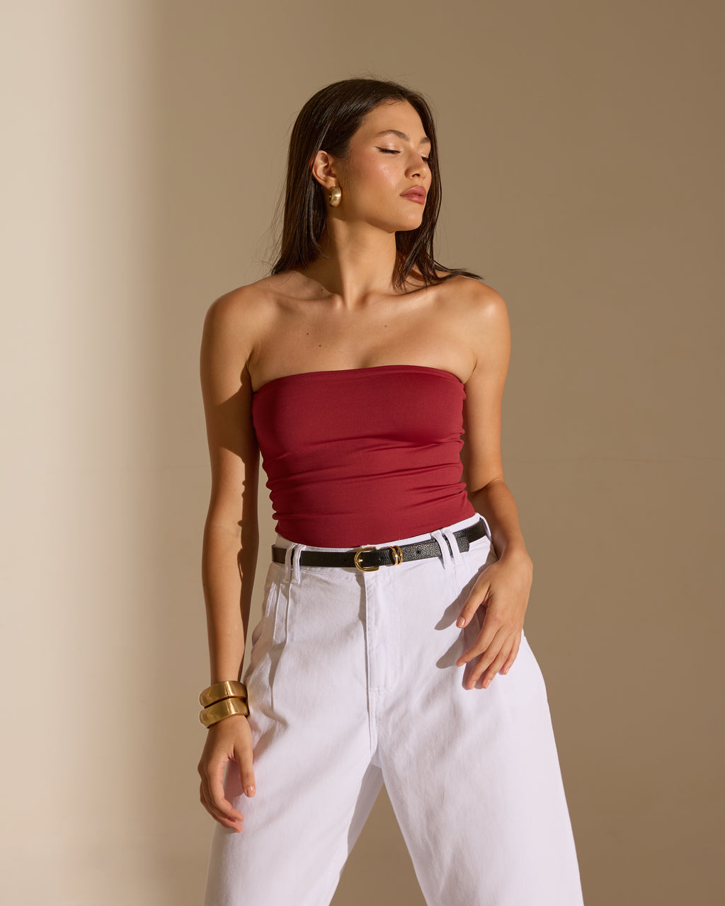 TUBE TOP LARY - POLIAMIDA