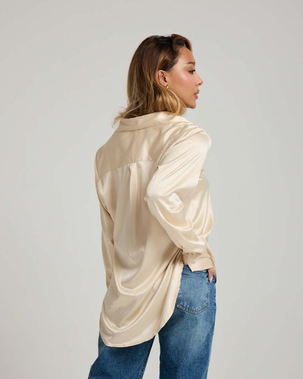 CAMISA MARY - ACETINADA
