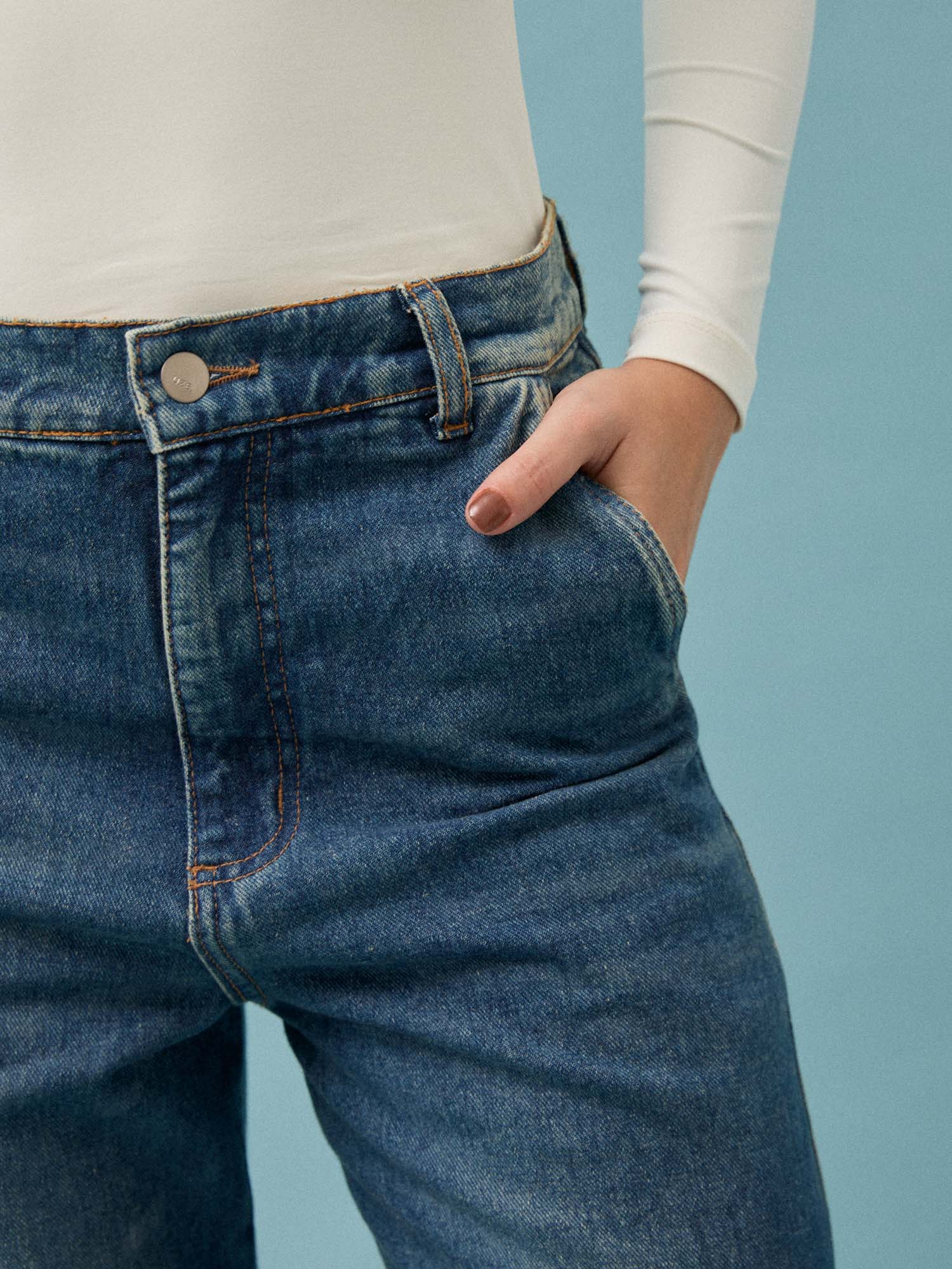 CALÇA CARGO DIRTY - DENIM