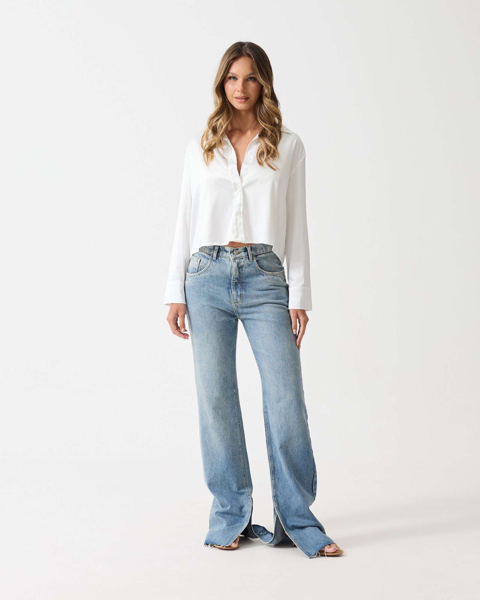 CAMISA JADE - ACETINADA