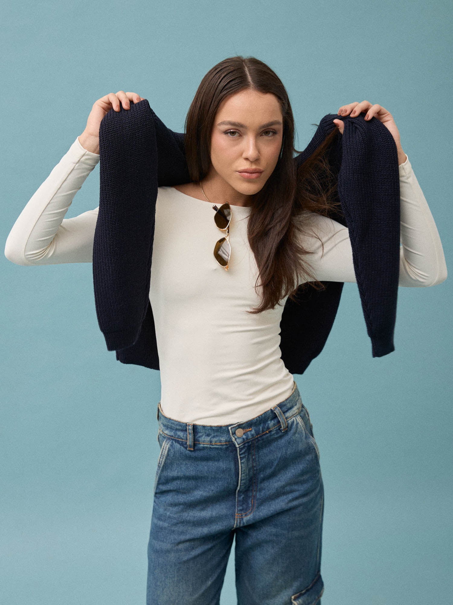 BLUSA CLÉO MANGA COMPRIDA - POLIAMIDA