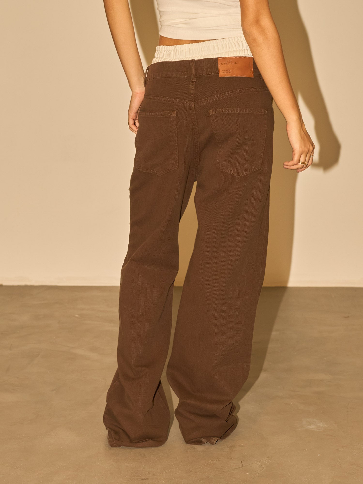 CALÇA HELENA MARROM - DENIM