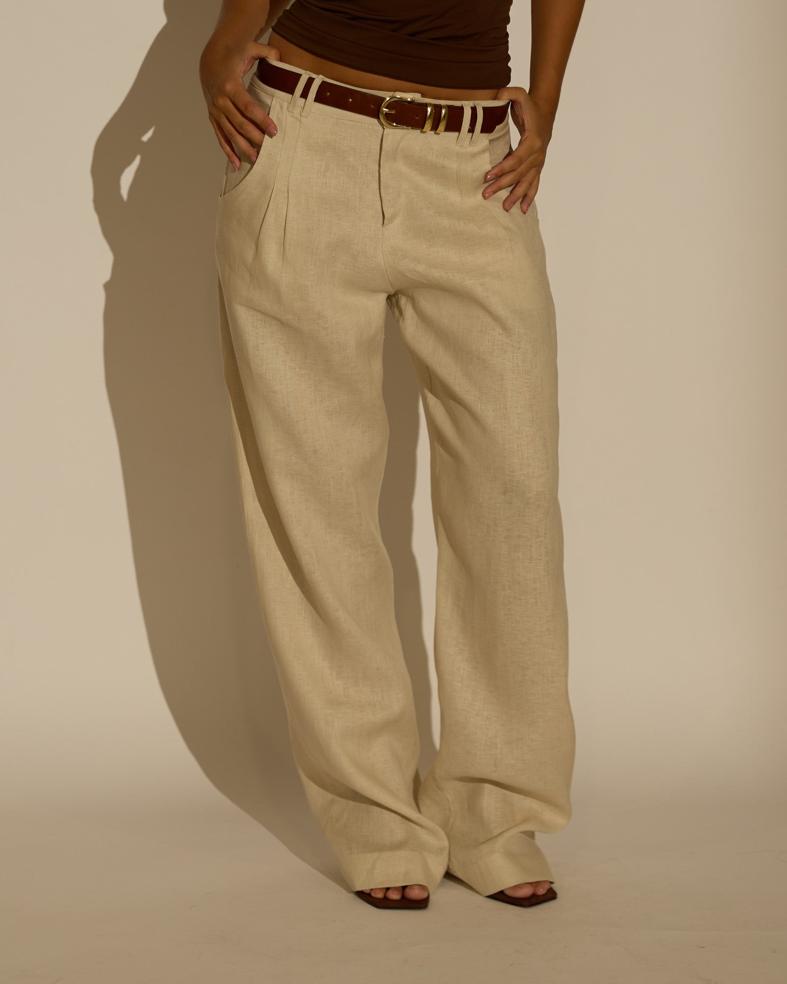 CALÇA GIOH - 100% LINHO