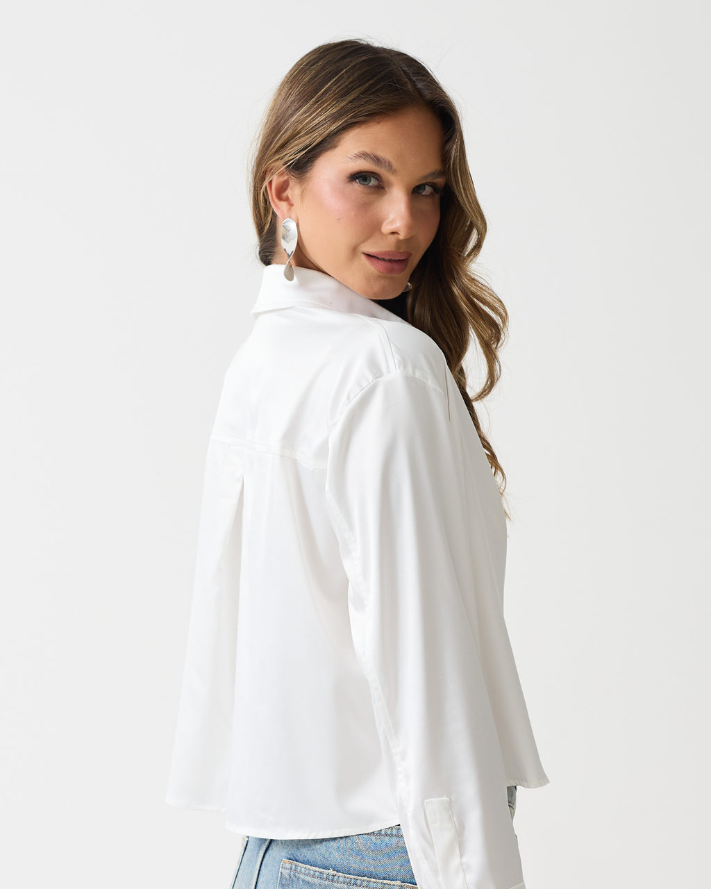 CAMISA JADE - ACETINADA