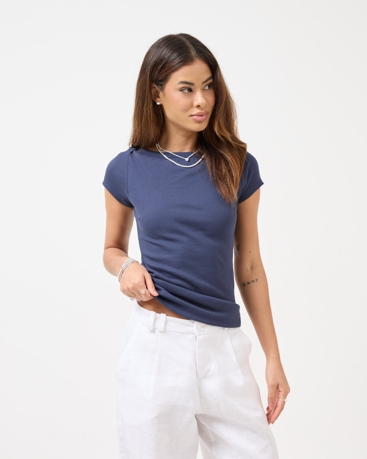 BABY TEE LULI - RIBBED