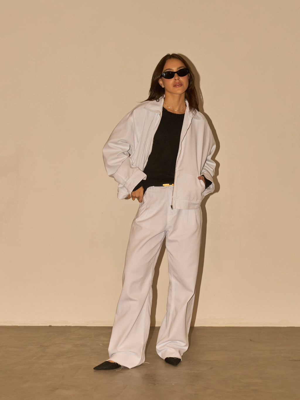 JAQUETA LARA BRANCA  - DENIM