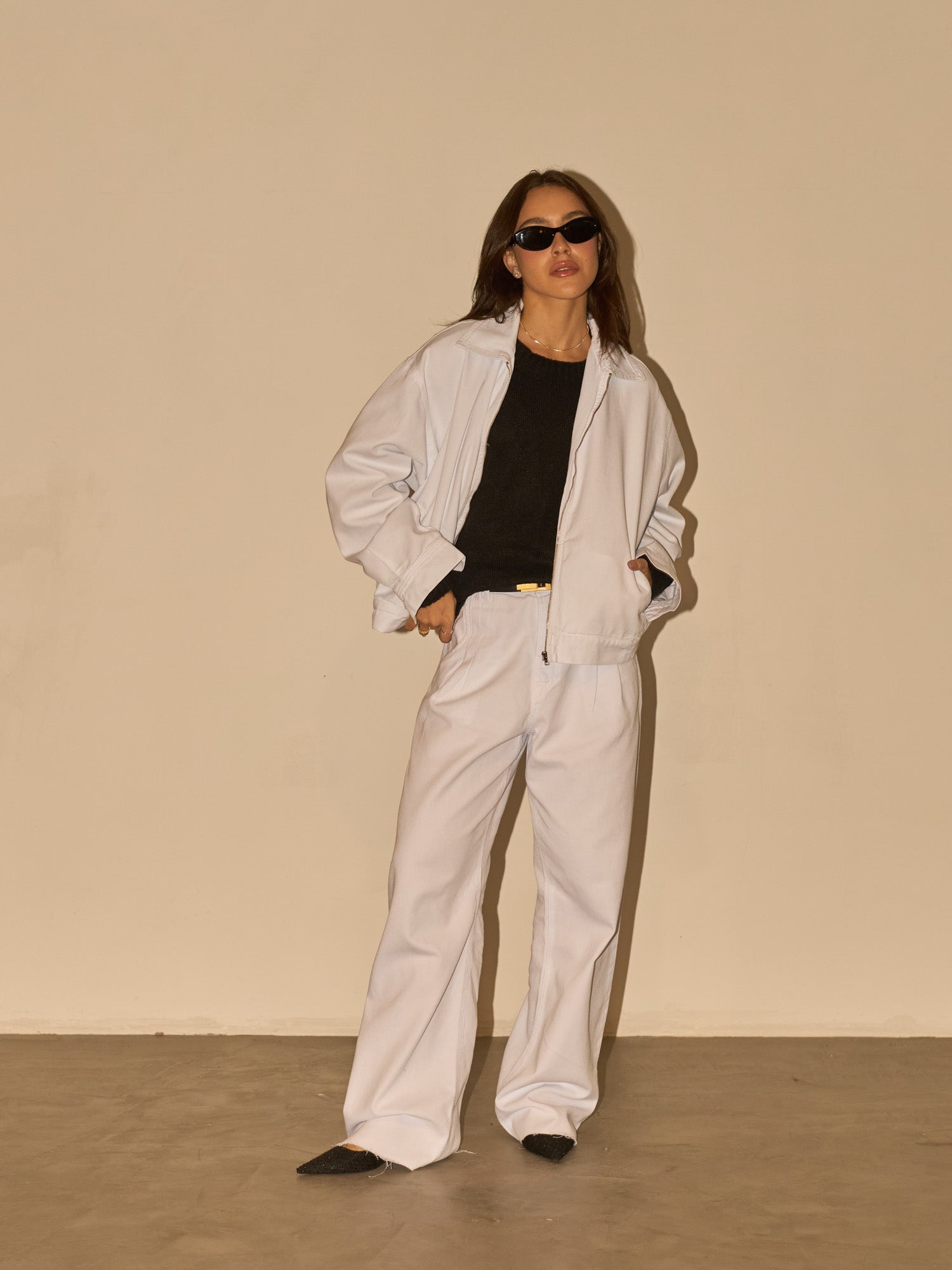 JAQUETA LARA BRANCA  - DENIM